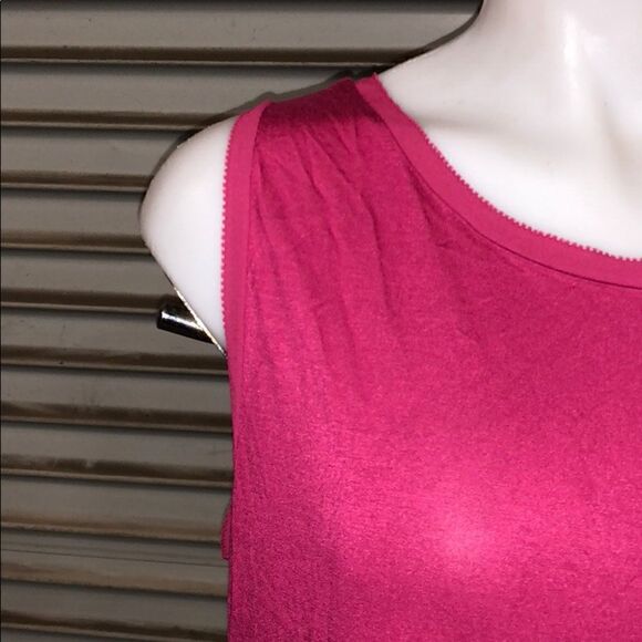 🛍️Ann Taylor Loft tunic style top with sheer trim - Picture 5 of 8